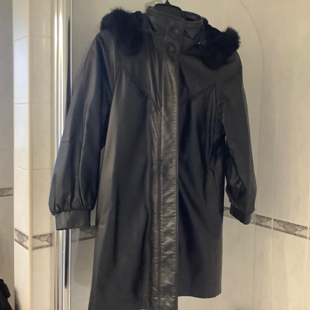 Leather coat from the leather ranch